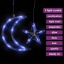 Luces estrella y luna 345 LEDs azul con control remoto de vidaXL, Luces de Navidad - Ref: Foro24-328800, Precio: 36,18 €, Des...