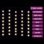 Star curtain lights 200 warm white LEDs 8 functions by vidaXL, Christmas lights - Ref: Foro24-328802, Price: 29,77 €, Discoun...