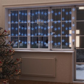 Star light curtain 500 blue LEDs 8 functions by vidaXL, Christmas lights - Ref: Foro24-328808, Price: 55,71 €, Discount: %