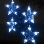 Cortina de luces estrellas 500 LEDs azul 8 funciones de vidaXL, Luces de Navidad - Ref: Foro24-328808, Precio: 55,71 €, Descu...