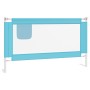 Barandilla de seguridad cama de niño azul tela 140x25 cm de vidaXL, Barandillas de seguridad - Ref: Foro24-10210, Precio: 39,...