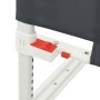 Child bed safety rail dark gray fabric 90x25 cm by vidaXL, Safety railings - Ref: Foro24-10225, Price: 42,11 €, Discount: %