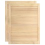 Closet doors with 2 slat pine wood panels, 69x49.4 cm each. by vidaXL, cabinet doors - Ref: Foro24-151128, Price: 52,13 €, Di...