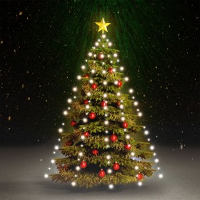 Weihnachtsbaum-Lichternetz 150 LEDs kaltweiß 150 cm von vidaXL, Schläuche und Lichterketten - Ref: Foro24-328864, Preis: 17,9...