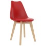 Dining chairs 2 units red plastic by vidaXL, dining chairs - Ref: Foro24-289136, Price: 110,74 €, Discount: %