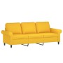 3-seater light yellow fabric sofa 180 cm by vidaXL, Sofas - Ref: Foro24-349206, Price: 241,31 €, Discount: %