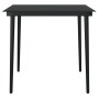 Juego de comedor para jardín 3 piezas negro de vidaXL, Conjuntos de jardín - Ref: Foro24-3099083, Precio: 251,56 €, Descuento: %