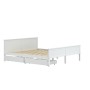 Bed frame with 2 drawers white pine wood 180x200 cm by vidaXL, Beds and slatted bases - Ref: Foro24-3060513, Price: 329,99 €,...