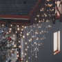 Eiszapfen-Lichtvorhang, 10 m, 400 warmweiße LEDs, 8 Funktionen von vidaXL, Weihnachtsbeleuchtung - Ref: Foro24-328908, Preis:...