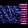 Cortina luces carámbano 10m 400 LED azul 8 funciones de vidaXL, Luces de Navidad - Ref: Foro24-328913, Precio: 32,99 €, Descu...