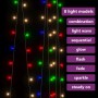 Light curtain 3x3 m 300 colored LEDs 8 functions by vidaXL, Christmas lights - Ref: Foro24-328932, Price: 24,99 €, Discount: %