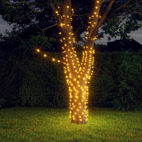 LED-Solar-Lichterkette, 5 Stück, warmweiß, für drinnen und draußen von vidaXL, Weihnachtsbeleuchtung - Ref: Foro24-328951, Pr...