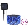 LED Solar Light Strips 5 Pcs Blue Indoor/Outdoor by vidaXL, Christmas lights - Ref: Foro24-328953, Price: 76,04 €, Discount: %