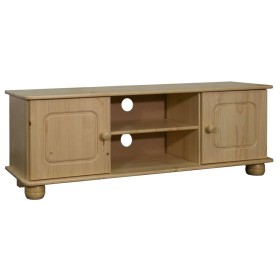 Solid pine wood TV cabinet 115x29x40 cm by vidaXL, TV Furniture - Ref: Foro24-325526, Price: 81,76 €, Discount: %