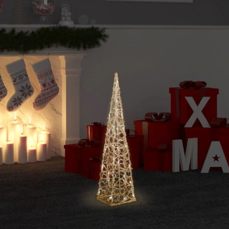 Warm white acrylic decorative LED light cone 60 cm by vidaXL, Christmas lights - Ref: Foro24-328955, Price: 35,09 €, Discount: %