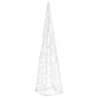 Warm white acrylic decorative LED light cone 60 cm by vidaXL, Christmas lights - Ref: Foro24-328955, Price: 35,09 €, Discount: %