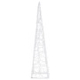 Warm white acrylic decorative LED light cone 60 cm by vidaXL, Christmas lights - Ref: Foro24-328955, Price: 35,09 €, Discount: %