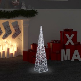 Cool white acrylic decorative LED light cone 60 cm by vidaXL, Christmas lights - Ref: Foro24-328956, Price: 37,99 €, Discount: %