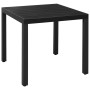 Juego de comedor de jardín 5 piezas aluminio negro de vidaXL, Conjuntos de jardín - Ref: Foro24-3070625, Precio: 409,11 €, De...