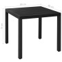 Juego de comedor de jardín 5 piezas aluminio negro de vidaXL, Conjuntos de jardín - Ref: Foro24-3070625, Precio: 409,11 €, De...