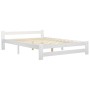 Estructura de cama con 2 cajones madera pino blanco 160x200 cm de vidaXL, Camas y somieres - Ref: Foro24-3060472, Precio: 247...