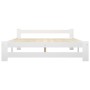 Bed frame with 2 drawers white pine wood 160x200 cm by vidaXL, Beds and slatted bases - Ref: Foro24-3060472, Price: 247,15 €,...