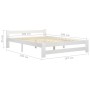 Bed frame with 2 drawers white pine wood 160x200 cm by vidaXL, Beds and slatted bases - Ref: Foro24-3060472, Price: 247,15 €,...