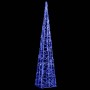 Blue acrylic decorative LED light cone 90 cm by vidaXL, Christmas lights - Ref: Foro24-328961, Price: 52,57 €, Discount: %