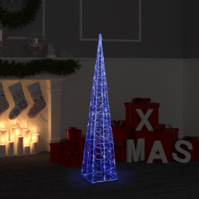 Blue acrylic decorative LED light cone 120 cm by vidaXL, Christmas lights - Ref: Foro24-328965, Price: 68,57 €, Discount: %