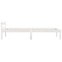 Bed frame with 2 drawers white pine wood 90x200 cm by vidaXL, Beds and slatted bases - Ref: Foro24-3060414, Price: 201,43 €, ...