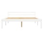 Bed frame with 2 drawers white pine wood 140x200 cm by vidaXL, Beds and slatted bases - Ref: Foro24-3060417, Price: 260,99 €,...