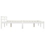 Bed frame with 2 white pine wood drawers 180x200 cm by vidaXL, Beds and slatted bases - Ref: Foro24-3060419, Price: 264,17 €,...