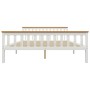 Bed frame with 2 drawers white pine wood 160x200 cm by vidaXL, Beds and slatted bases - Ref: Foro24-3060436, Price: 355,99 €,...