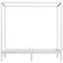 Estructura de cama con dosel 2 cajones pino blanco 90x200 cm de vidaXL, Camas y somieres - Ref: Foro24-3060441, Precio: 293,9...