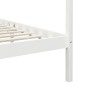 Estructura de cama con dosel 2 cajones pino blanco 90x200 cm de vidaXL, Camas y somieres - Ref: Foro24-3060441, Precio: 293,9...