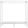 Estructura de cama con dosel 2 cajones pino blanco 100x200 cm de vidaXL, Camas y somieres - Ref: Foro24-3060442, Precio: 257,...