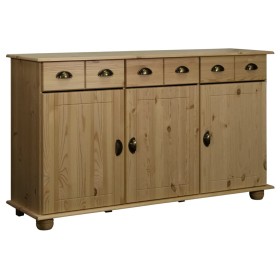 Aparador de madera maciza de pino 134x39x79,5 cm de vidaXL, Aparadores - Ref: Foro24-325538, Precio: 235,99 €, Descuento: %