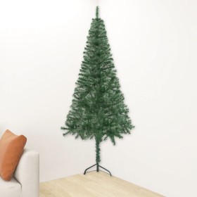 Árbol de Navidad artificial de esquina verde 150 cm PVC de vidaXL, Arboles de navidad - Ref: Foro24-329163, Precio: 28,18 €, ...