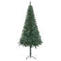 Árbol de Navidad artificial de esquina verde 240 cm PVC de vidaXL, Arboles de navidad - Ref: Foro24-329166, Precio: 60,40 €, ...