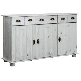 Solid pine wood sideboard 134x39x79.5 cm by vidaXL, Sideboards - Ref: Foro24-325539, Price: 239,51 €, Discount: %