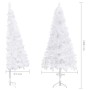 Weißer künstlicher Eck-Weihnachtsbaum 180 cm aus PVC von vidaXL, Weihnachtsbäume - Ref: Foro24-329169, Preis: 35,59 €, Rabatt: %