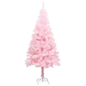 Artificial Christmas tree with pink PVC stand 240 cm by vidaXL, Christmas trees - Ref: Foro24-329178, Price: 76,23 €, Discoun...