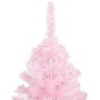 Artificial Christmas tree with pink PVC stand 240 cm by vidaXL, Christmas trees - Ref: Foro24-329178, Price: 76,17 €, Discoun...