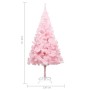 Artificial Christmas tree with pink PVC stand 240 cm by vidaXL, Christmas trees - Ref: Foro24-329178, Price: 76,17 €, Discoun...