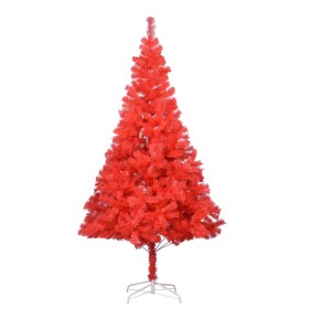 Árbol de Navidad artificial con soporte rojo PVC 240 cm de vidaXL, Arboles de navidad - Ref: Foro24-329184, Precio: 88,44 €, ...