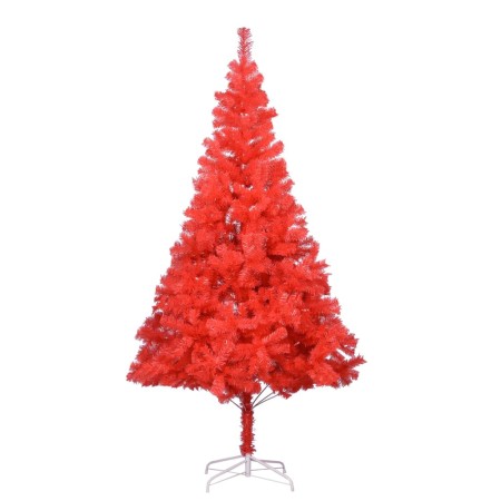 Künstlicher Weihnachtsbaum mit rotem PVC-Ständer 240 cm von vidaXL, Weihnachtsbäume - Ref: Foro24-329184, Preis: 88,44 €, Rab...