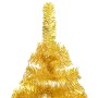 Artificial Christmas tree with golden stand PET 120 cm by vidaXL, Christmas trees - Ref: Foro24-329185, Price: 28,99 €, Disco...