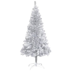 Künstlicher Weihnachtsbaum mit silbernem Ständer PET 120 cm von vidaXL, Weihnachtsbäume - Ref: Foro24-329187, Preis: 29,99 €,...