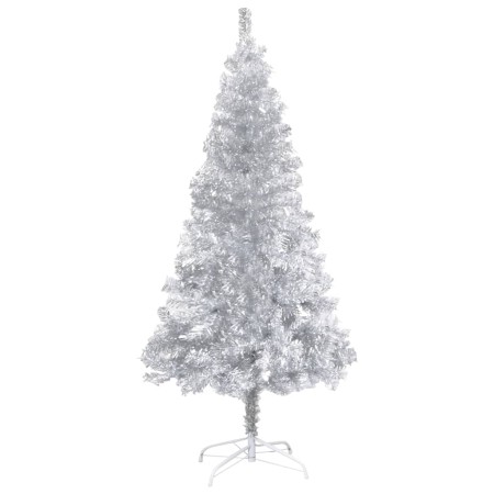 Árbol de Navidad artificial con soporte plateado PET 120 cm de vidaXL, Arboles de navidad - Ref: Foro24-329187, Precio: 29,99...