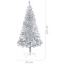 Künstlicher Weihnachtsbaum mit silbernem Ständer PET 120 cm von vidaXL, Weihnachtsbäume - Ref: Foro24-329187, Preis: 29,89 €,...